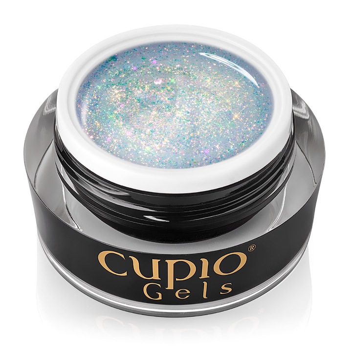 Gel UV Cupio Glitter Glam Builder, multicolor, 15ml