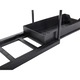 Organizator bucatarie multifunctional VarioShop®, cu doua rafturi extensibile si carlige, raft blat pentru condimente, accesorii de baie sau birou, design compact, 36 x 40 x 22 cm, Negru