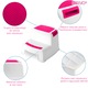 Scaunel Inaltator pentru Copii Teno®, multifunctional, doua trepte, suprafata anti-alunecare, pentru bucatarie/baie, tip scara, confortabil, sigur, roz