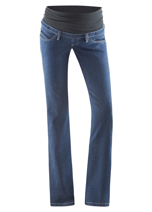 Köldökös kismama farmer, farmer, kényelmes, elegáns, 98% pamut, 2% elasztán