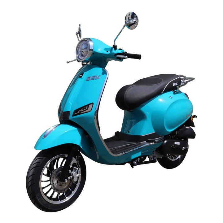 Scuter benzina, motor 49CC, model Pablo, culoare blu, CIV inlcus