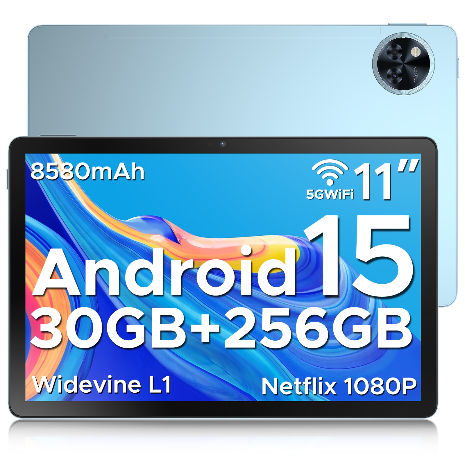 Tableta DOOGEE U11 Pro, 11 inch, 30GB RAM + 256GB ROM, 8580mAh