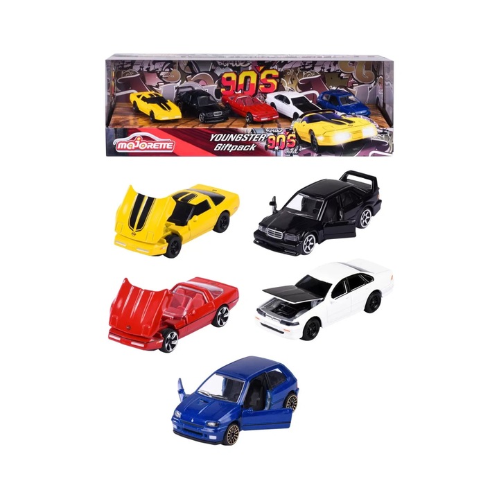 Masinuta Majorette set youngster 5 masinute 7.5cm