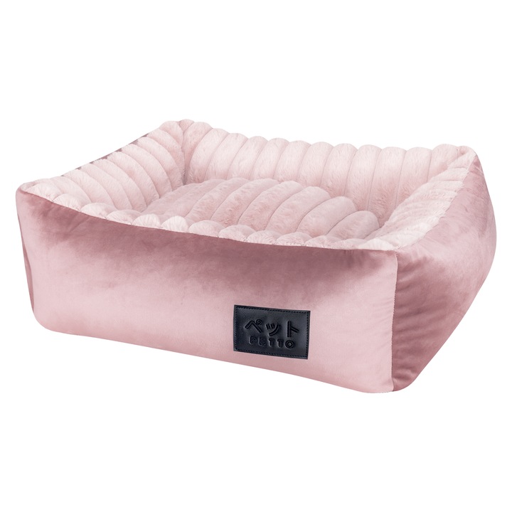 PETTO Osaka Fluffy culcus roz pentru pisici si caini XS