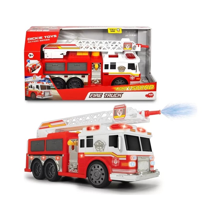 Masinuta de pompieri cu apa si functiuni