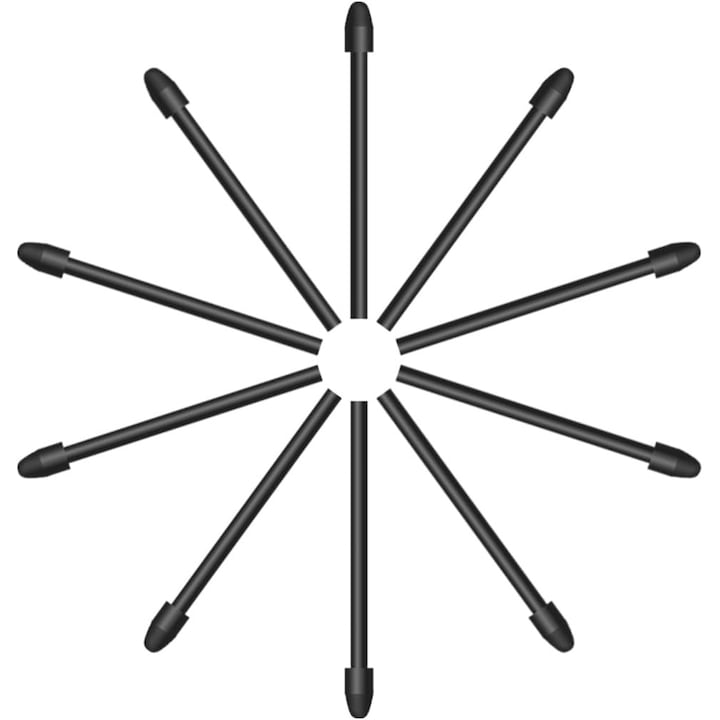 Комплект от 10 цифрови върха за писалки Huion PT01, съвместими с HS200 за Kamvas Slate 10