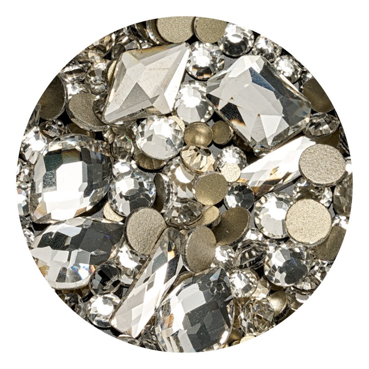 Cristale unghii Mix Box, Cupio, set decoratiuni, multicolor