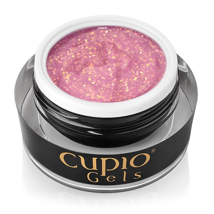 Gel UV de constructie Cupio Glitter Glam, multicolor, 15ml