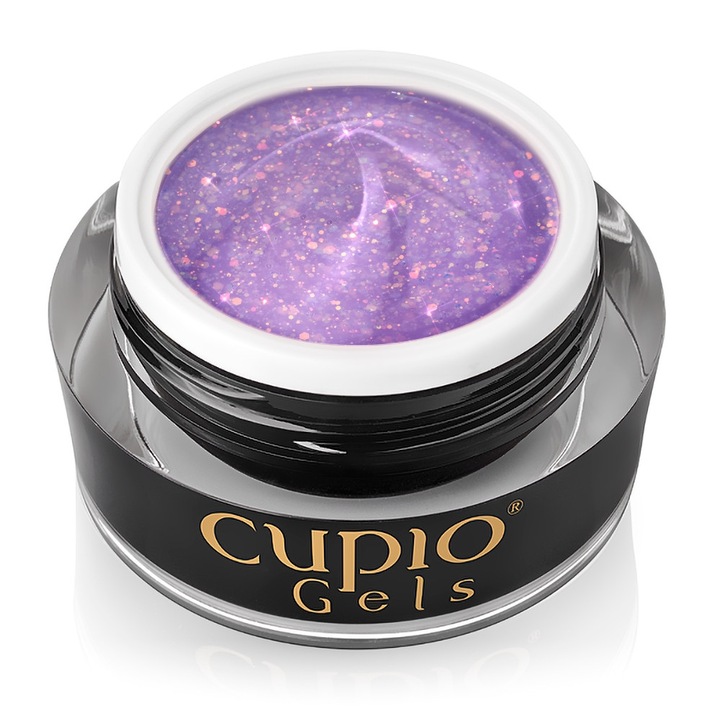 Cupio Glitter Glam UV építőzselé, többszínű, 15ml