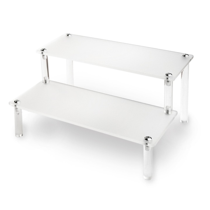 Органайзер за маникюр Cupio, прозрачен, 19.5x7.5 см, с две нива