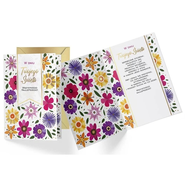 Felicitare, Passion Cards, flori, cu envelopa