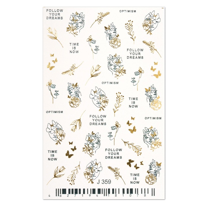 Tatuaj 2D unghii J359