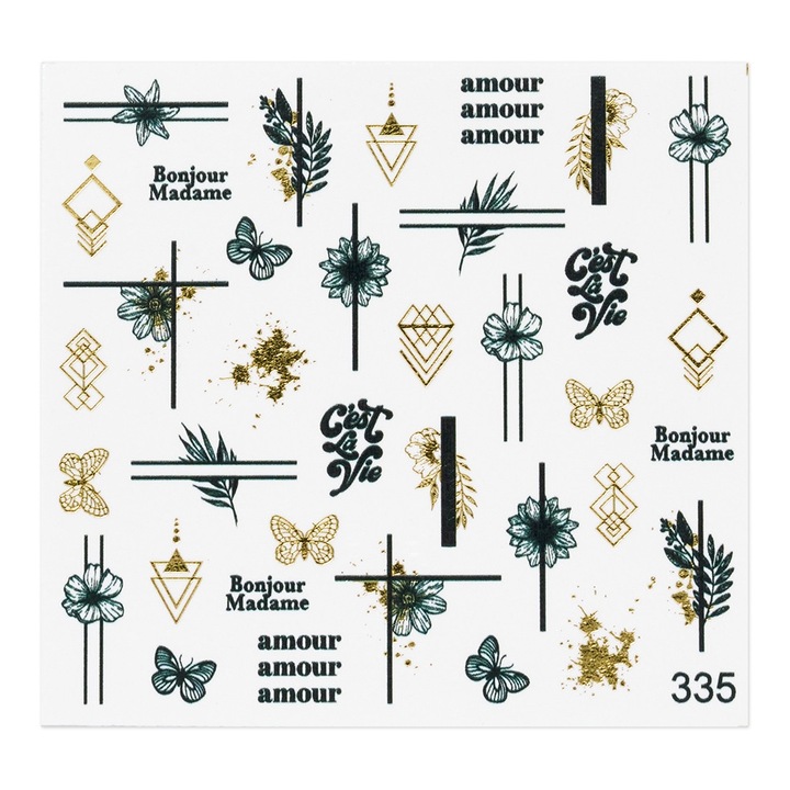 Tatuaj unghii Nouveau Rhytms