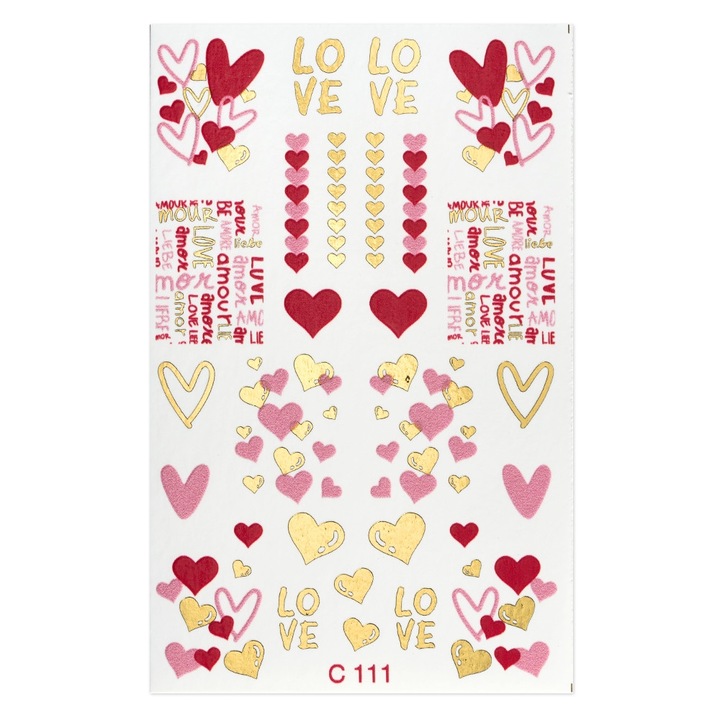 Tatuaj pentru unghii Cupio Kiss Me More