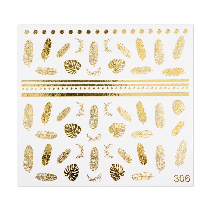 Tatuaj 3D unghii Cupio, decoratiune, multicolor