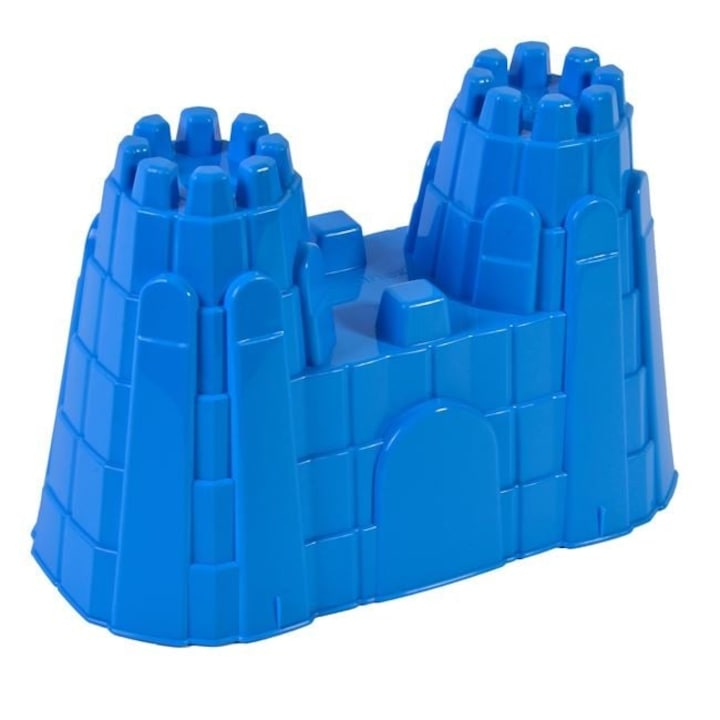 Forma pentru Nisip Copii – Castel Albastru 23x12x17cm – Jucarie de Plaja pentru Joaca Creativa in Nisip – ANTBRO®