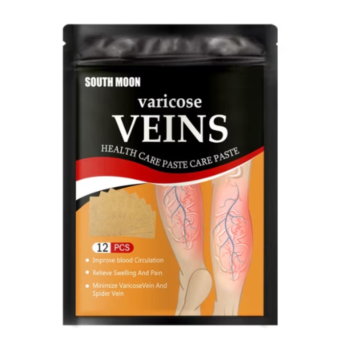 Set 12 plasturi pentru varice, Extract de plante