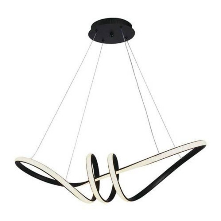 LED полилей 24W, 3000K, 72X30X100см, Черен