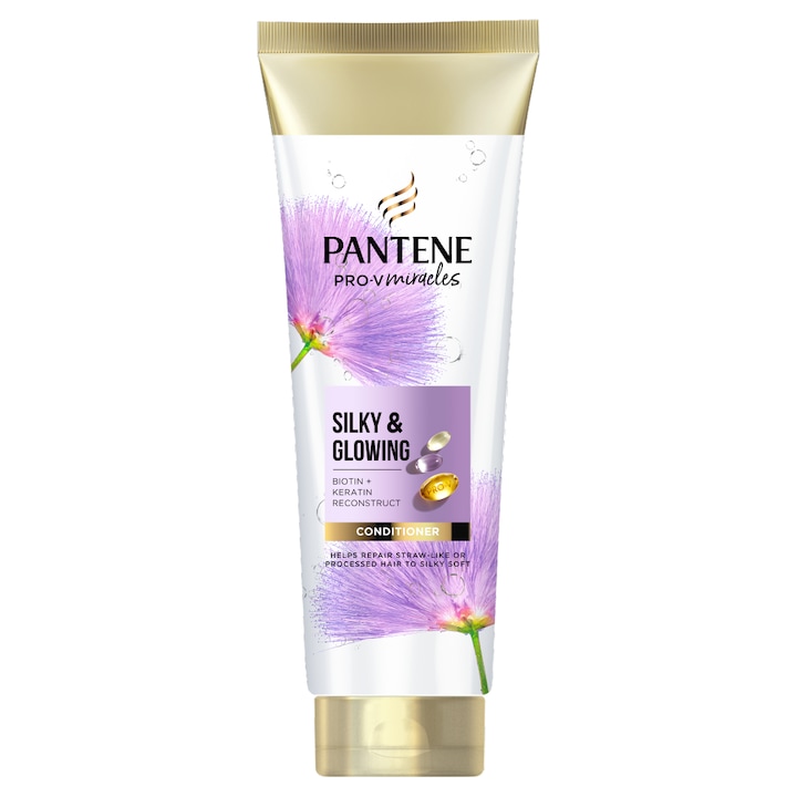 Balsam de par Pantene Pro-V Miracles Silky & Glowing 160 ml