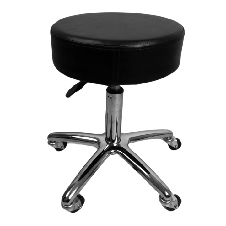 Хидравличен стол, Cupio, A055, черен, 50-63 см x 32 см x 47 см