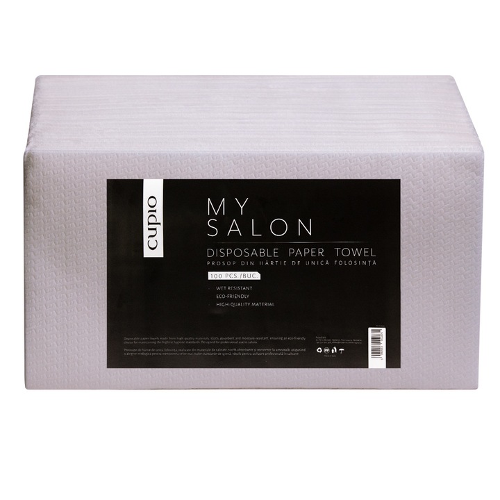 Cupio eldobható papírtörlő 40x70cm, 100db - My Salon