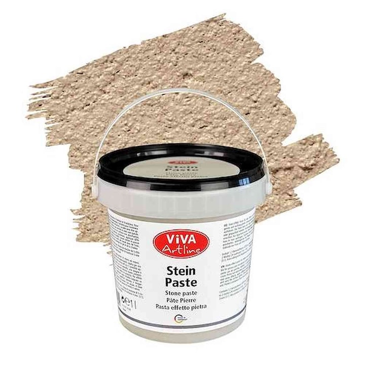 Pasta cu efect de piatra, VIVA Artline, 1000ml Crem sampanie