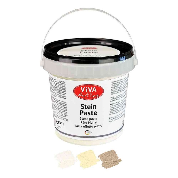 Паста за каменен ефект, VIVA Artline, 1000 мл крем