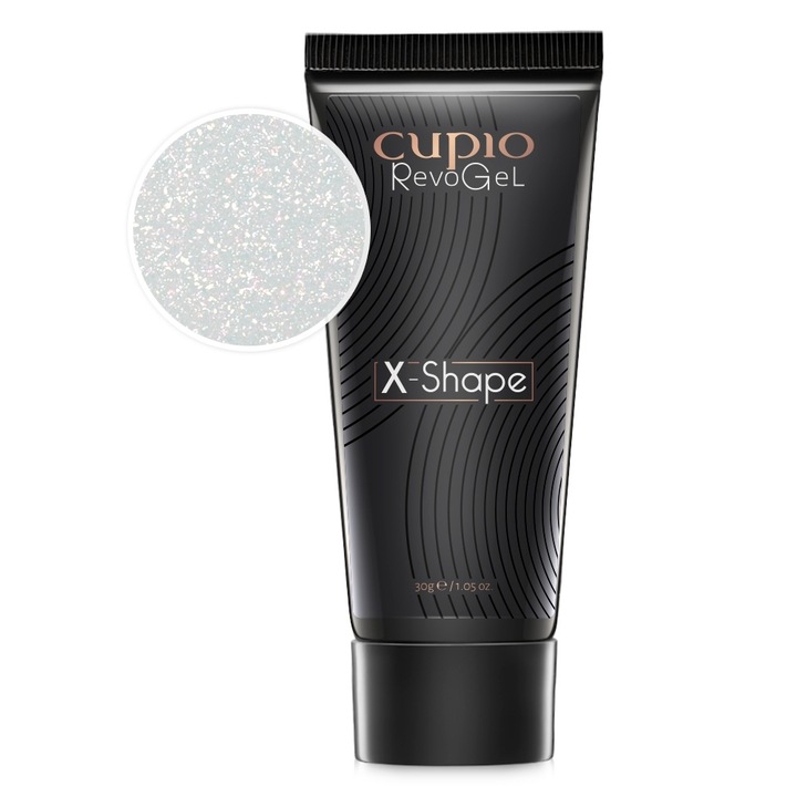 RevoGel Cupio X-Shape, gel UV, transparent, 30g