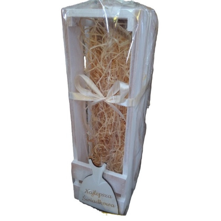 Italtartók, Maka, fa borosdoboz, 30x15x10cm