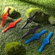 Set 12 lame de schimb pentru motocoasa, TREXORA, din plastic durabil, utilizare indelungata, multicolor
