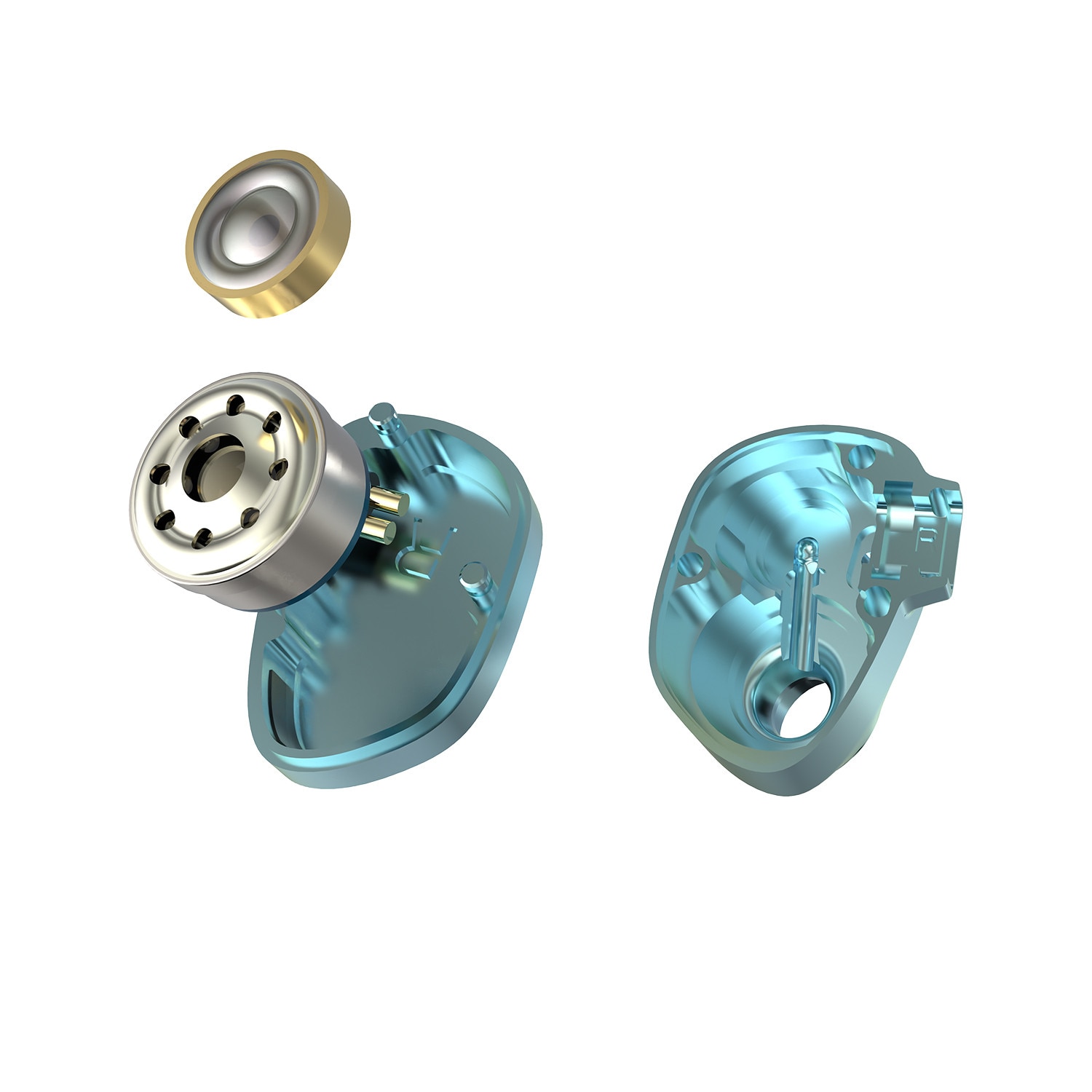 BQEYZ Weather Series Cloud, casti cu fir HiFi, IEM, driver dinamic de 10 mm, driver pasiv de 6,8 mm, rezolutie inalta，3.5mm