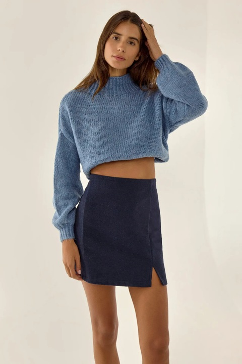 Fusta HiCCUP albastră, Albastru