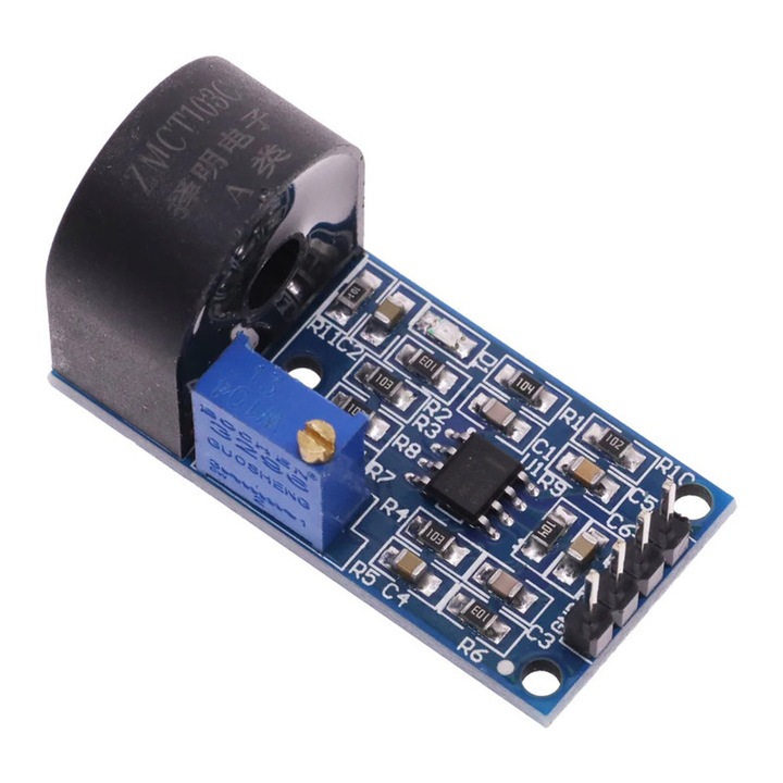 Senzor de masurare curent monofazat cu transformator ZMCT103C, 5A AC