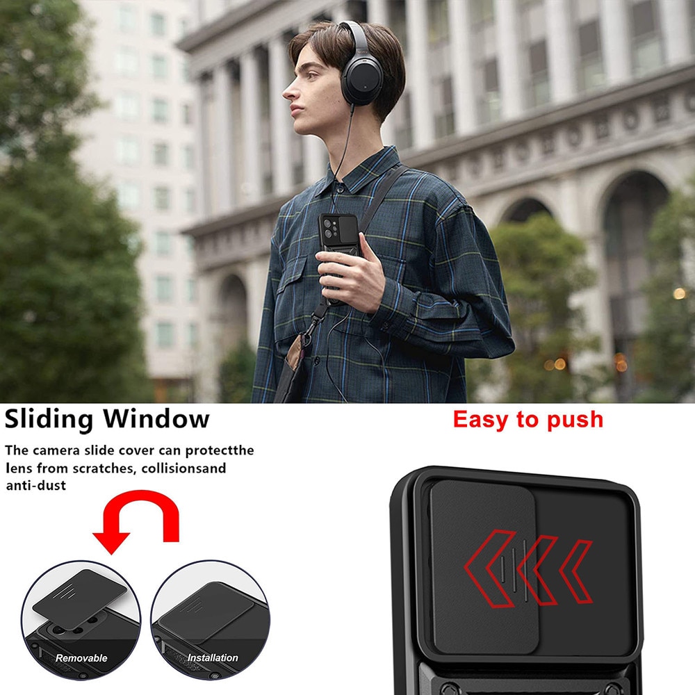 Husa pentru Honor 400 Pro Ring Armor Kickstand Tough Rugged Cover cu protectie camera - Negru royal