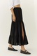 Fusta maxi dama HiCCUP, bumbac, Negru, M
