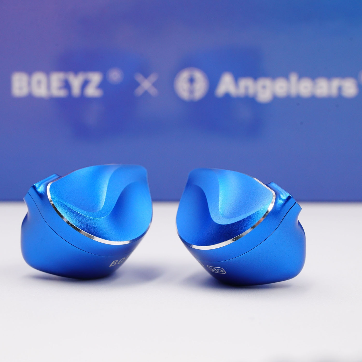 BQEYZ Casti In-Ear Winter Ultra, 1DD+1BC, Albastru, Difuzor dinamic hibrid cu monitor intraauricular cu conductie osoasa PZT Cablu Detasabil 3.5mm
