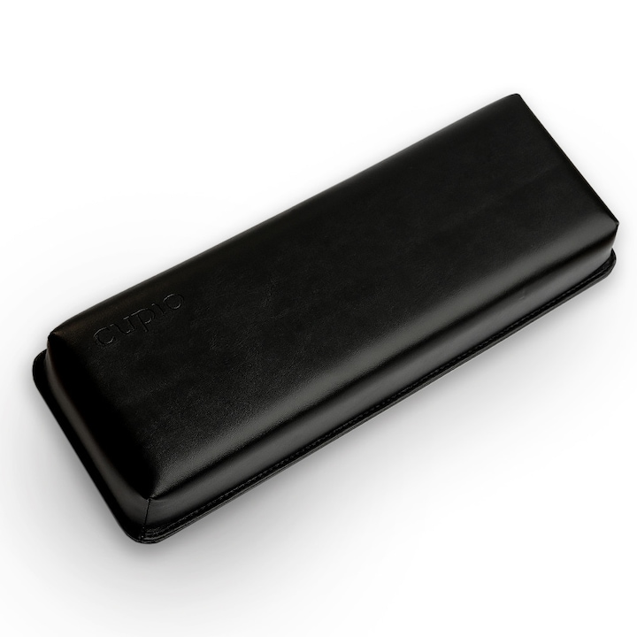 Поставка за ръце Cupio от еко кожа, черна, 35x13см