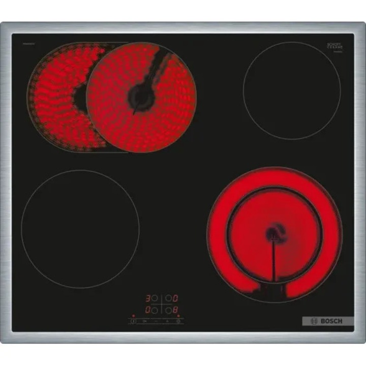 Plita cu inductie Esperanza Krakatau 22533, 1 arzator, 2000 W, reglare temperatura 60–240°C, 10 trepte putere, timer 180 min, control touch, afisaj LED, negru