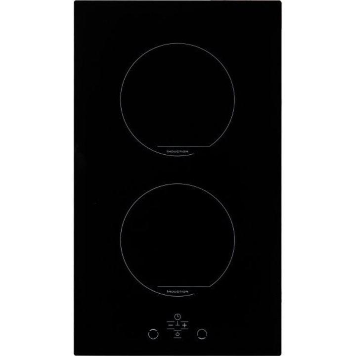 Simfer Indukciós főzőlap, 2 főzőzóna, 30 cm, üveg, fekete