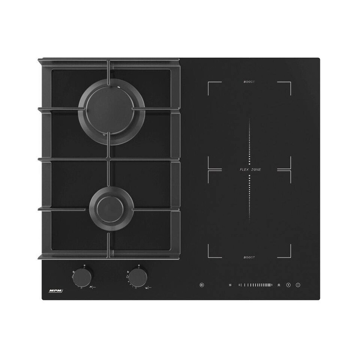 Plita MPM 60-IMG-22 Gas-induction Negru