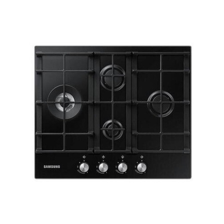 Plita Samsung Gas hob NA64H3030BK, Negru, 60 cm, 4 zone