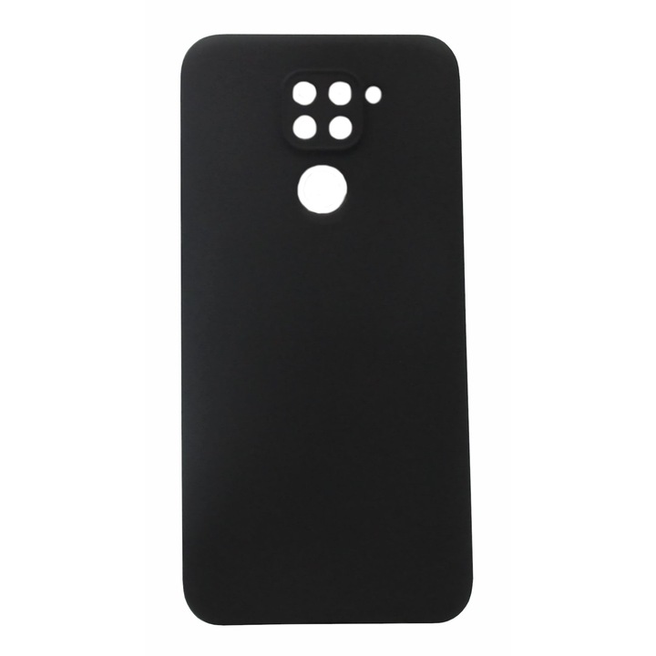 Husa telefon Oba Style pentru Xiaomi Redmi Note 9 si Xiaomi Redmi 10X, protectie, silicon, neagra