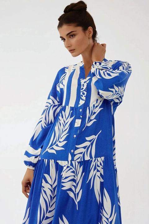 Rochie maxi, HiCCUPdwqfwq, Albastru