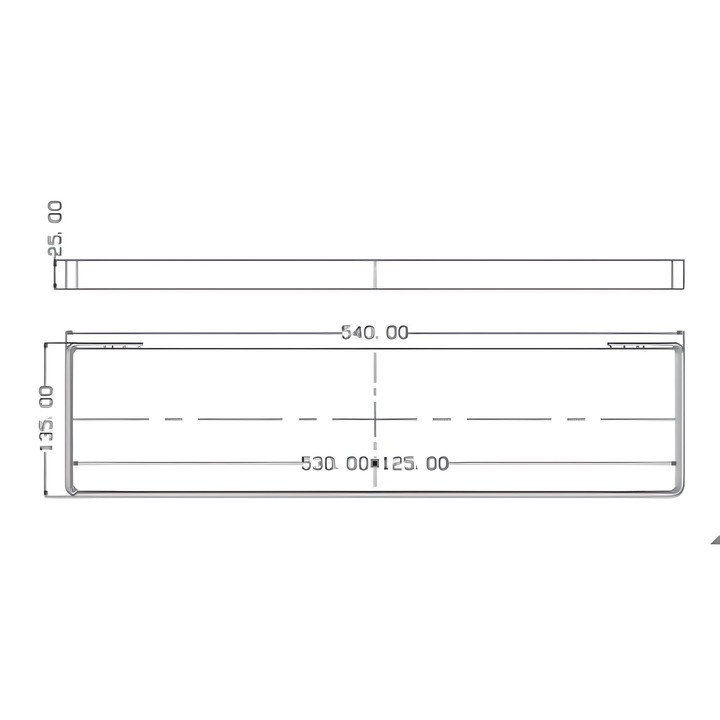 Лавица Inter Ceramic Лизел ICA 7291, Хром
