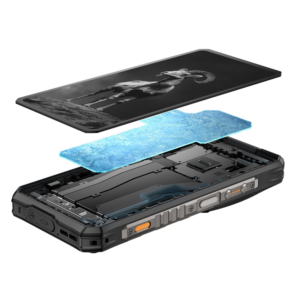 Telefon mobil Ulefone Armor 28 Pro AI, Dual SIM, 5G, Display 6.67' 120Hz AMOLED + Spate 1.04', Mediatek Dimensity 7300, 32GB RAM (16GB + 16GB RAM), 512GB, 10600mAh, 120W, NFC, Android 14