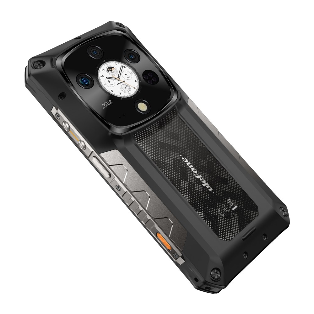 Telefon mobil Ulefone Armor 28 Pro AI, Dual SIM, 5G, Display 6.67' 120Hz AMOLED + Spate 1.04', Mediatek Dimensity 7300, 32GB RAM (16GB + 16GB RAM), 512GB, 10600mAh, 120W, NFC, Android 14