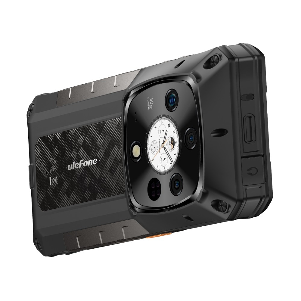 Telefon mobil Ulefone Armor 28 Pro AI, Dual SIM, 5G, Display 6.67' 120Hz AMOLED + Spate 1.04', Mediatek Dimensity 7300, 32GB RAM (16GB + 16GB RAM), 512GB, 10600mAh, 120W, NFC, Android 14