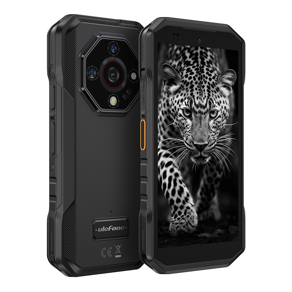Telefon mobil Ulefone Armor X32, Dual SIM, 4G, Octa-Core Mediatek Helio G91, IPS 5.65-inch 90Hz HD+, 12GB RAM (6GB + 6GB RAM), 128GB, 5500mAh, NFC, IP68, Android 14, Black