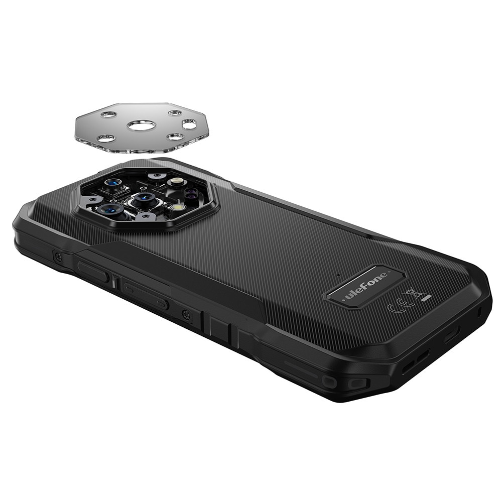 Telefon mobil Ulefone Armor X32, Dual SIM, 4G, Octa-Core Mediatek Helio G91, IPS 5.65-inch 90Hz HD+, 12GB RAM (6GB + 6GB RAM), 128GB, 5500mAh, NFC, IP68, Android 14, Black