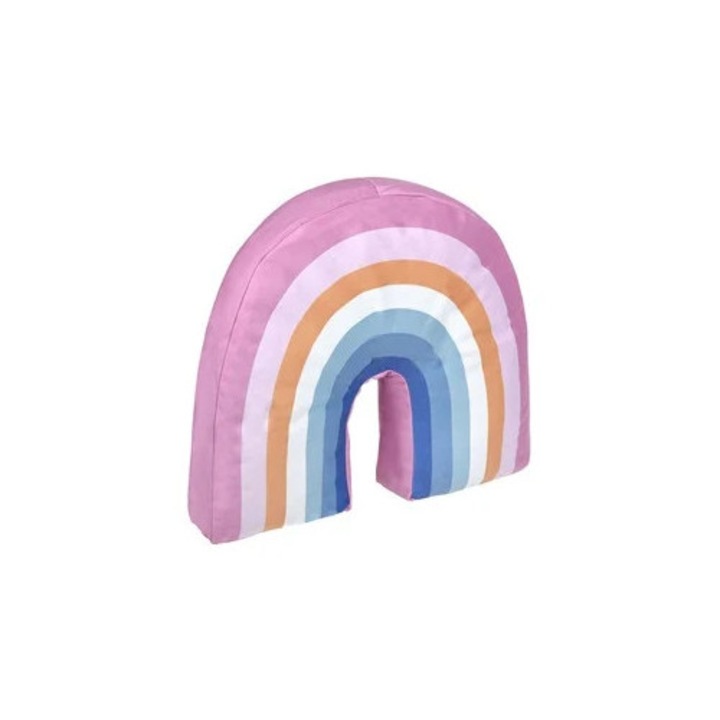 Perna Decorativa Curcubeu 40x35cm